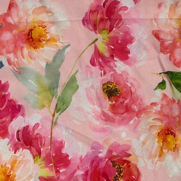 NEW Boutique Girl’s Flutter Sleeve Pink Floral Dress - Picture 5 of 10